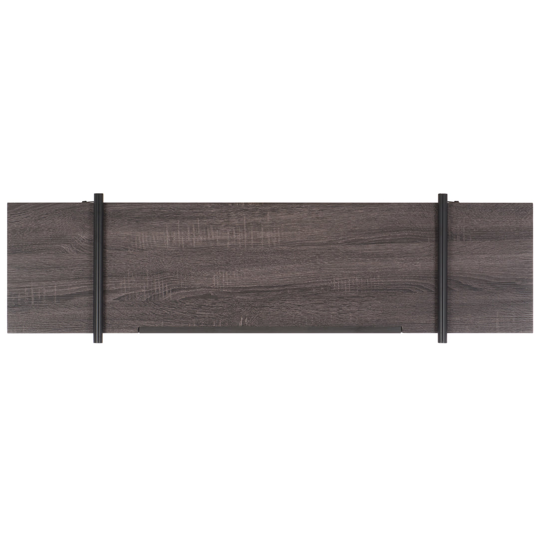 DARK GREY OAK / BLACK