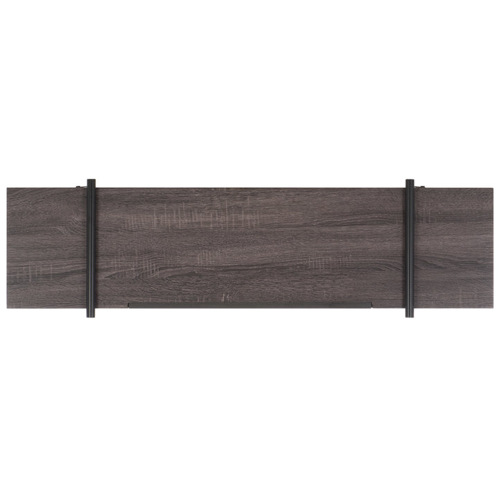 DARK GREY OAK / BLACK