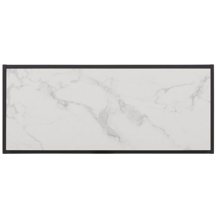 White Marble / Black