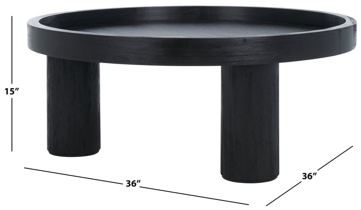 MEEK 3 LEG ROUND COFFEE TABLE - AmericanHomeFurniture