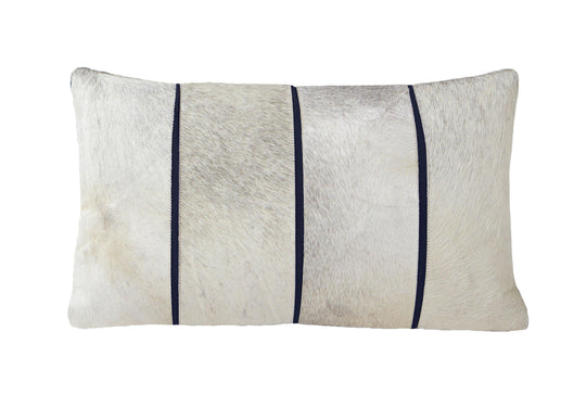 Fibre by Auskin - Cowhide Rectangle Cushion - CP12629BIK3X5 | American Home Furniture