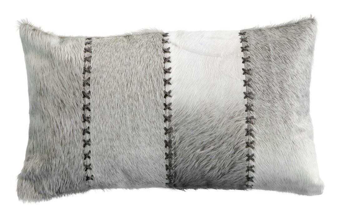 Cowhide Lumbar Cushion - AmericanHomeFurniture