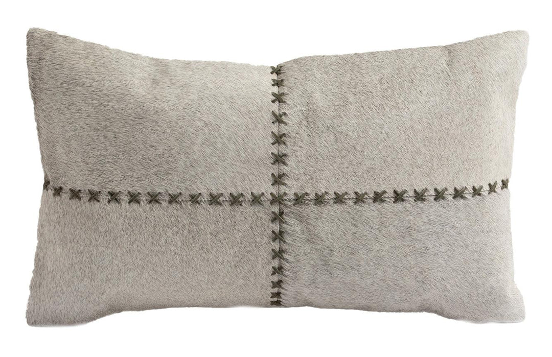 Cowhide Lumbar Cushion - AmericanHomeFurniture