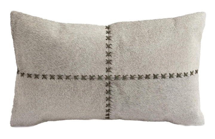 Cowhide Lumbar Cushion - AmericanHomeFurniture