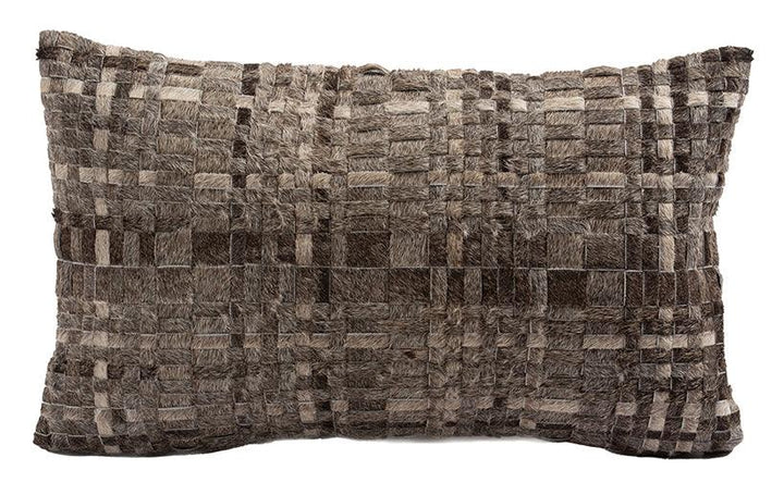 Cowhide Lumbar Cushion - AmericanHomeFurniture
