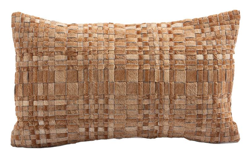 Cowhide Lumbar Cushion - AmericanHomeFurniture