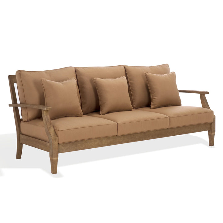 Martinique Wood Patio Sofa - AmericanHomeFurniture