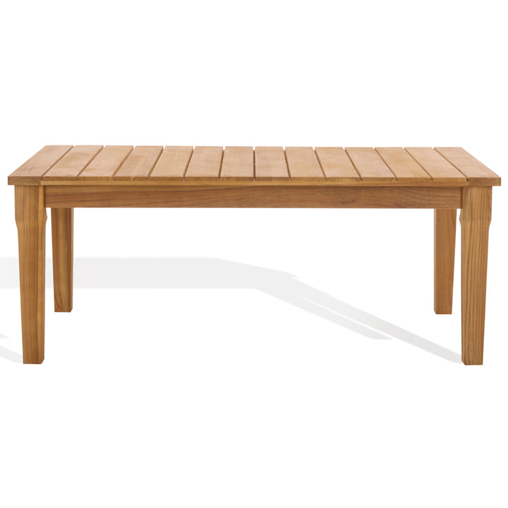 American Home Furniture Safavieh Couture Martinique Teakwood Patio Coffee Table