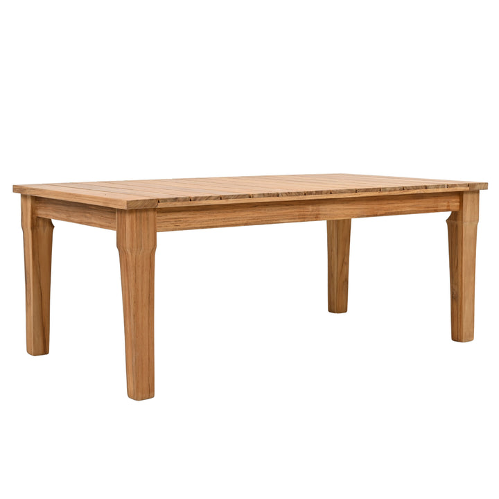 American Home Furniture Safavieh Couture Martinique Teakwood Patio Coffee Table
