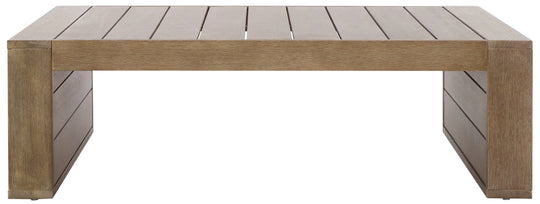 Safavieh Couture Santiago Eucalyptus Patio Coffee Table OUTDOOR COFFEE TABLES