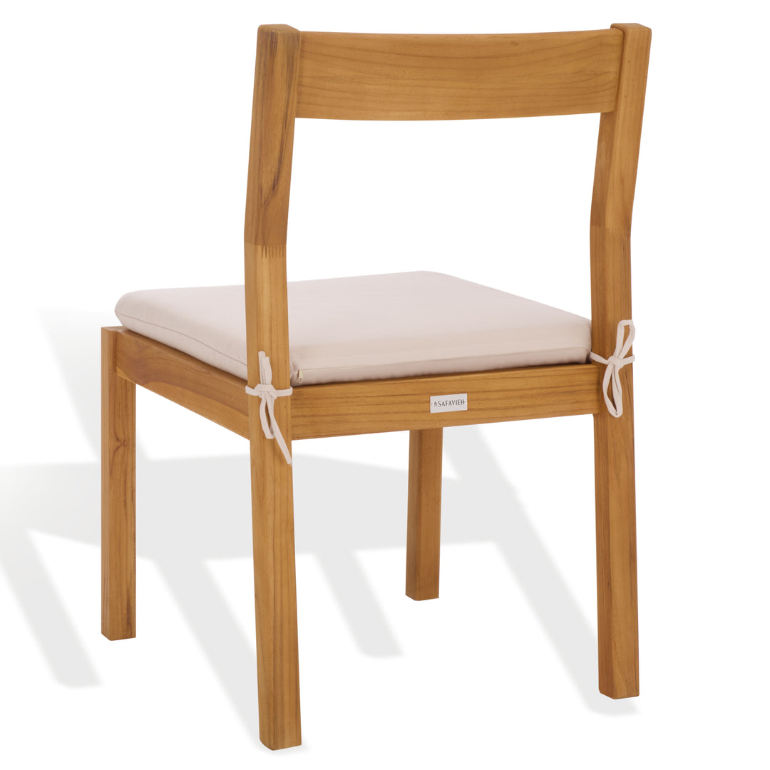 American Home Furniture Safavieh Couture Mayaguana Brazilian Teak Dining Chair
