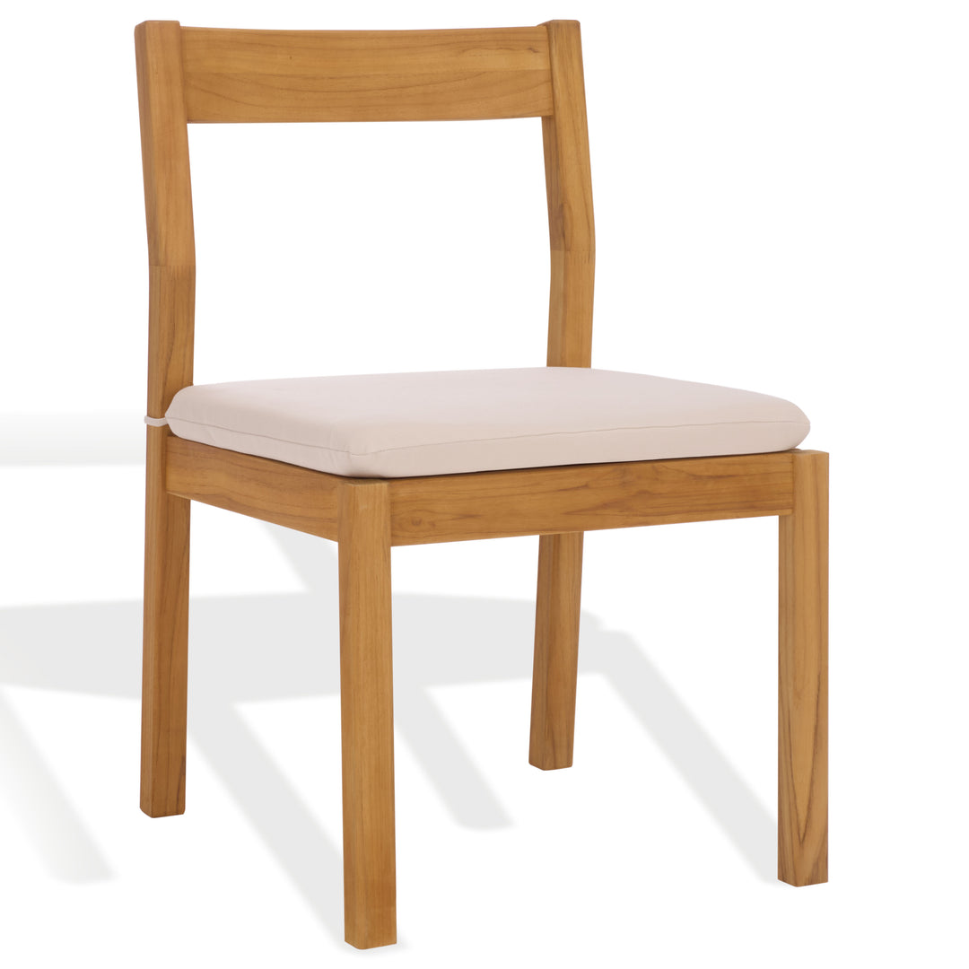 American Home Furniture Safavieh Couture Mayaguana Brazilian Teak Dining Chair