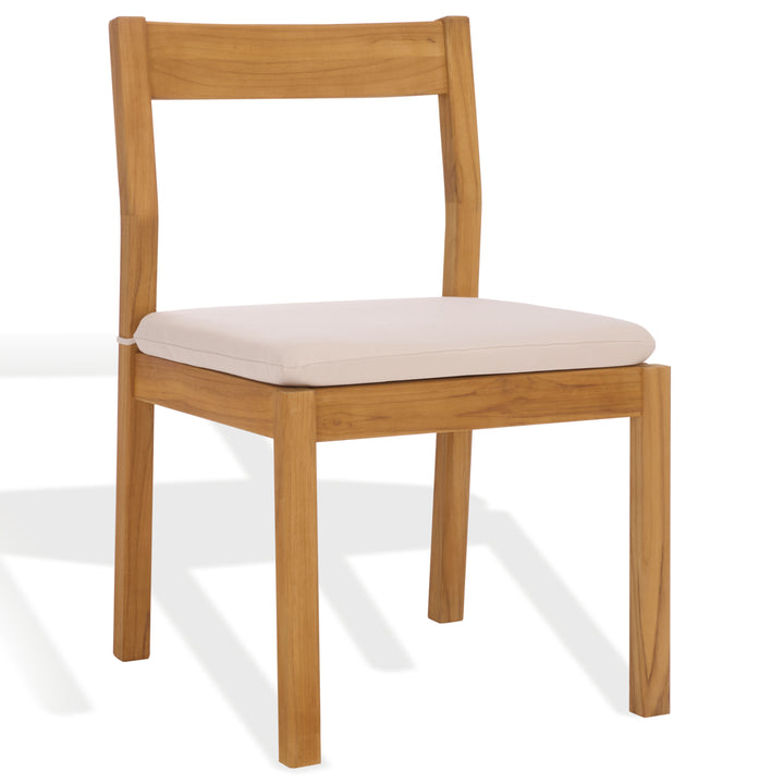 American Home Furniture Safavieh Couture Mayaguana Brazilian Teak Dining Chair