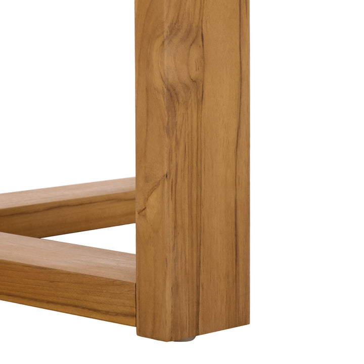 American Home Furniture Safavieh Couture Mayaguana Brazilian Teak Round Dining Table