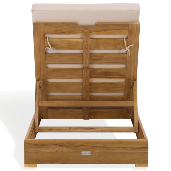 Safavieh Couture Montford Brazilian Teak Chaise