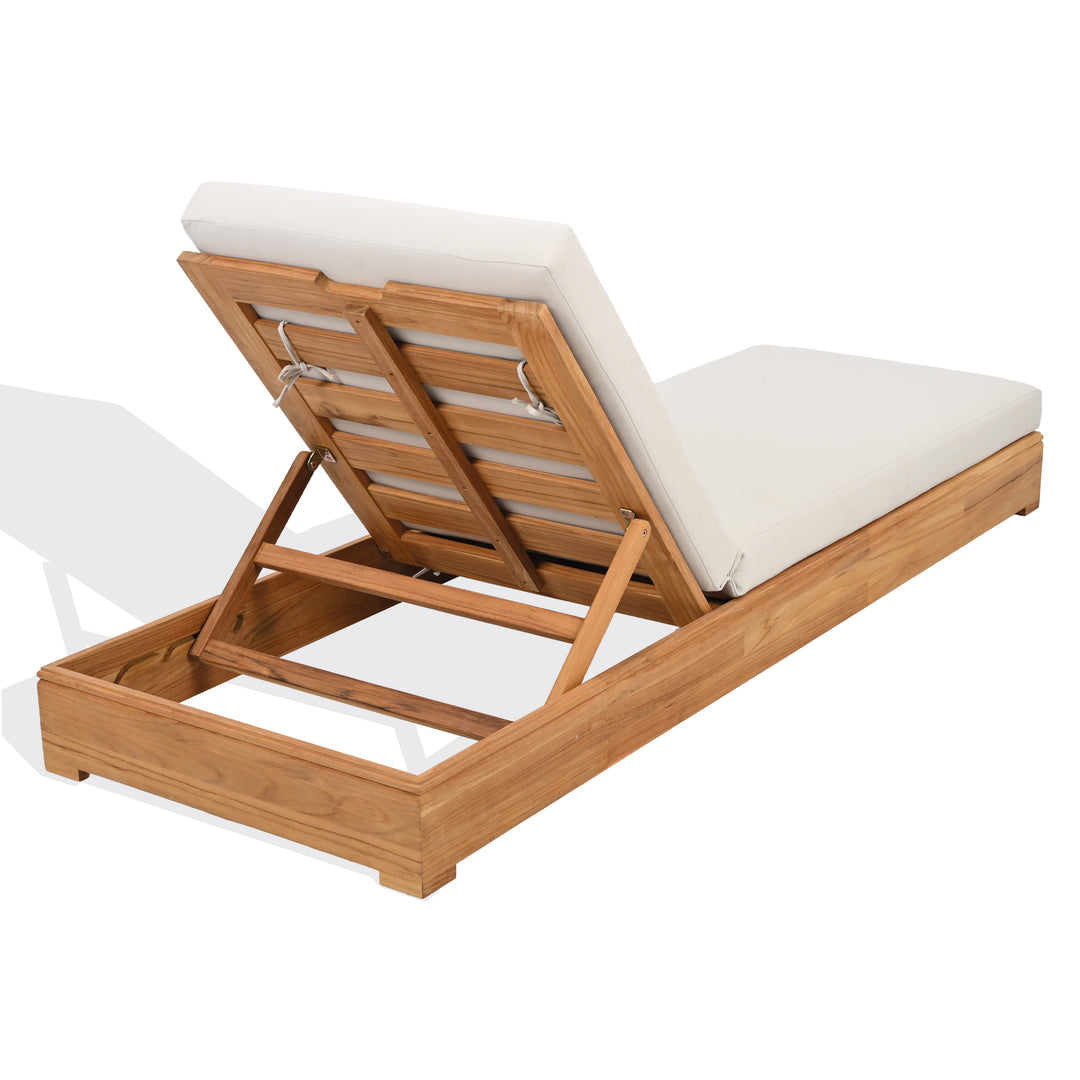 Safavieh Couture Montford Brazilian Teak Chaise