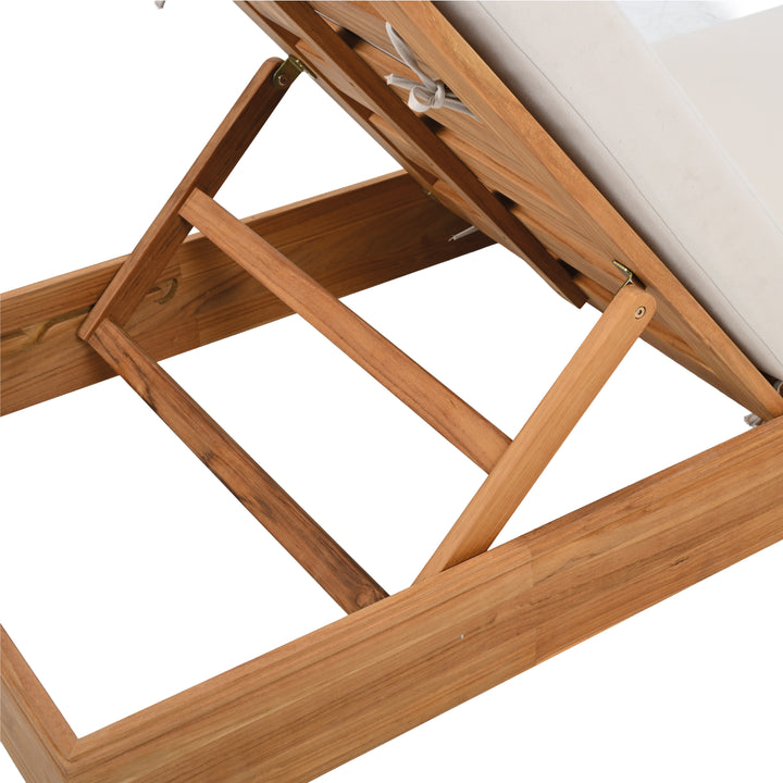 Safavieh Couture Montford Brazilian Teak Chaise