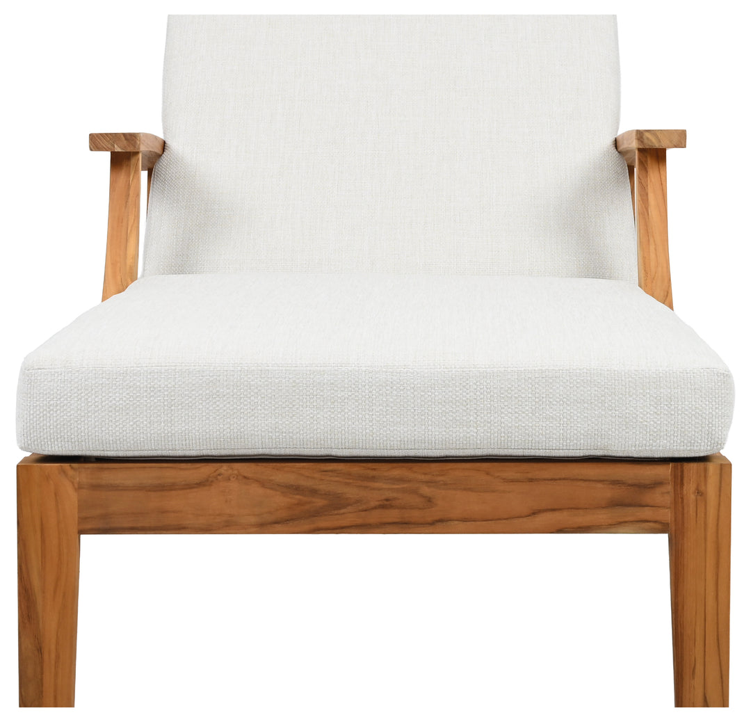 American Home Furniture Safavieh Couture Martinique Teakwood Patio Chaise Lounge