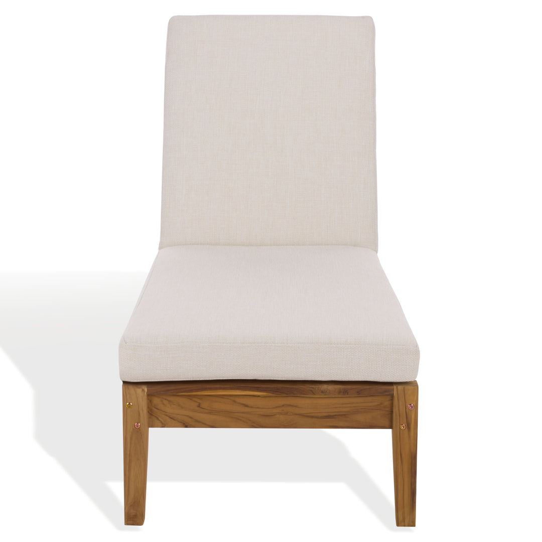 Safavieh Couture Montclair Teak Chaise Lounge