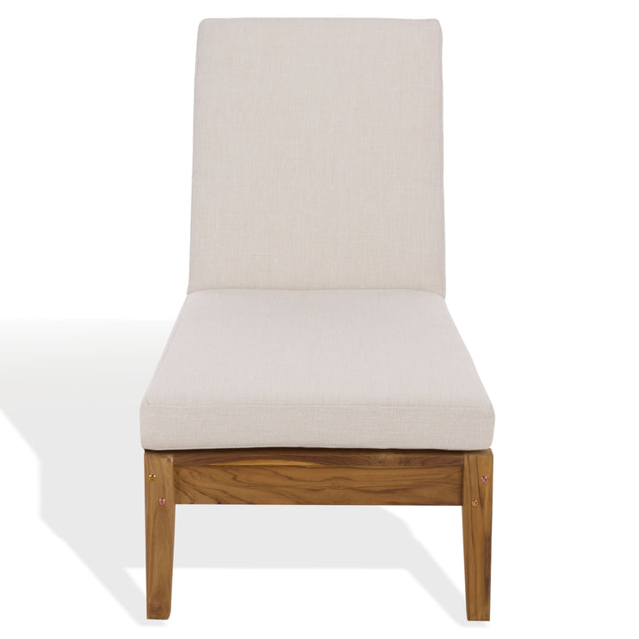 Safavieh Couture Montclair Teak Chaise Lounge