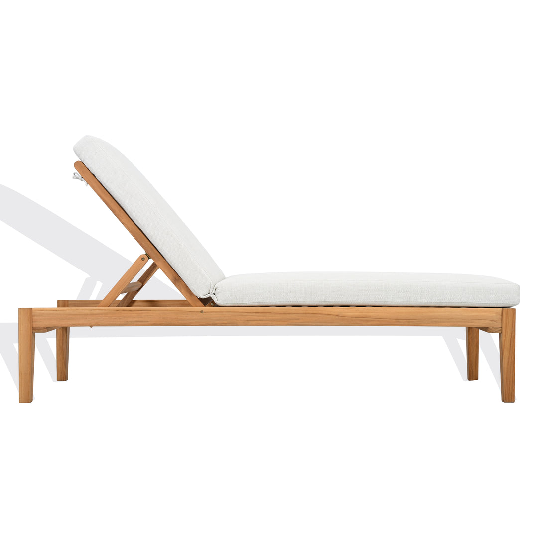 Safavieh Couture Montclair Teak Chaise Lounge