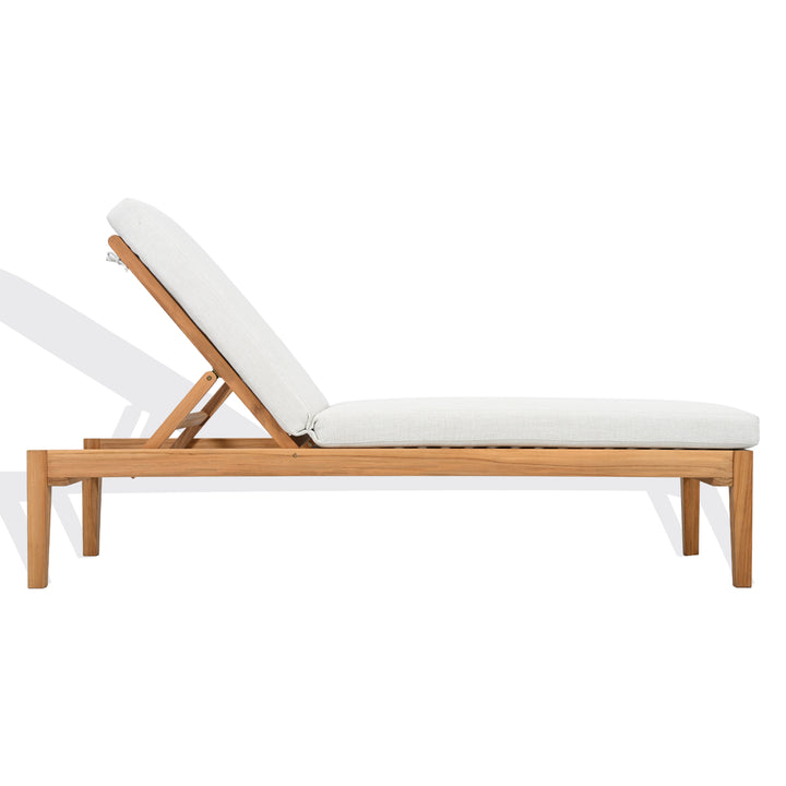 Safavieh Couture Montclair Teak Chaise Lounge