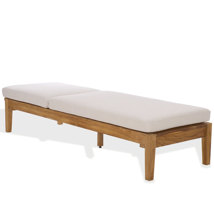 Safavieh Couture Montclair Teak Chaise Lounge