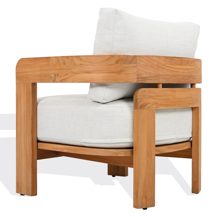 American Home Furniture Safavieh Couture Achilles Teak Patio Chair