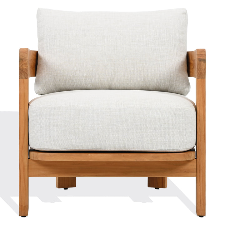 American Home Furniture Safavieh Couture Achilles Teak Patio Chair