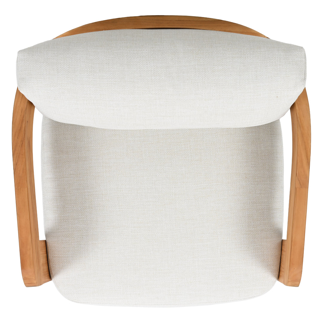 American Home Furniture Safavieh Couture Achilles Teak Patio Chair