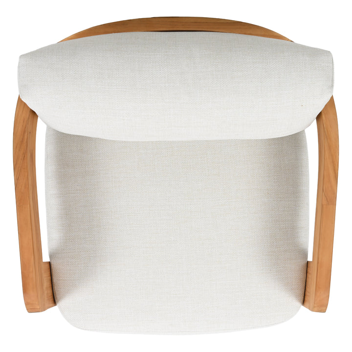 American Home Furniture Safavieh Couture Achilles Teak Patio Chair