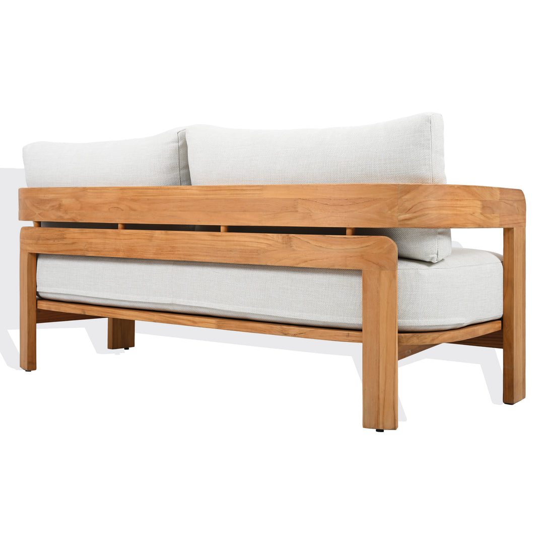 Safavieh Couture Achilles Teak Patio Sofa