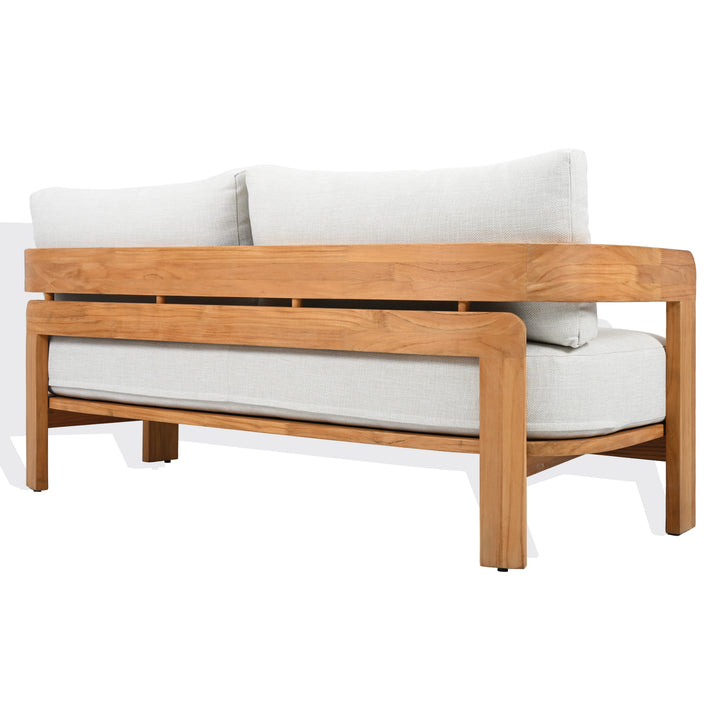 Safavieh Couture Achilles Teak Patio Sofa