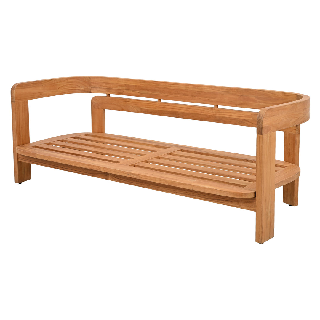 Safavieh Couture Achilles Teak Patio Sofa