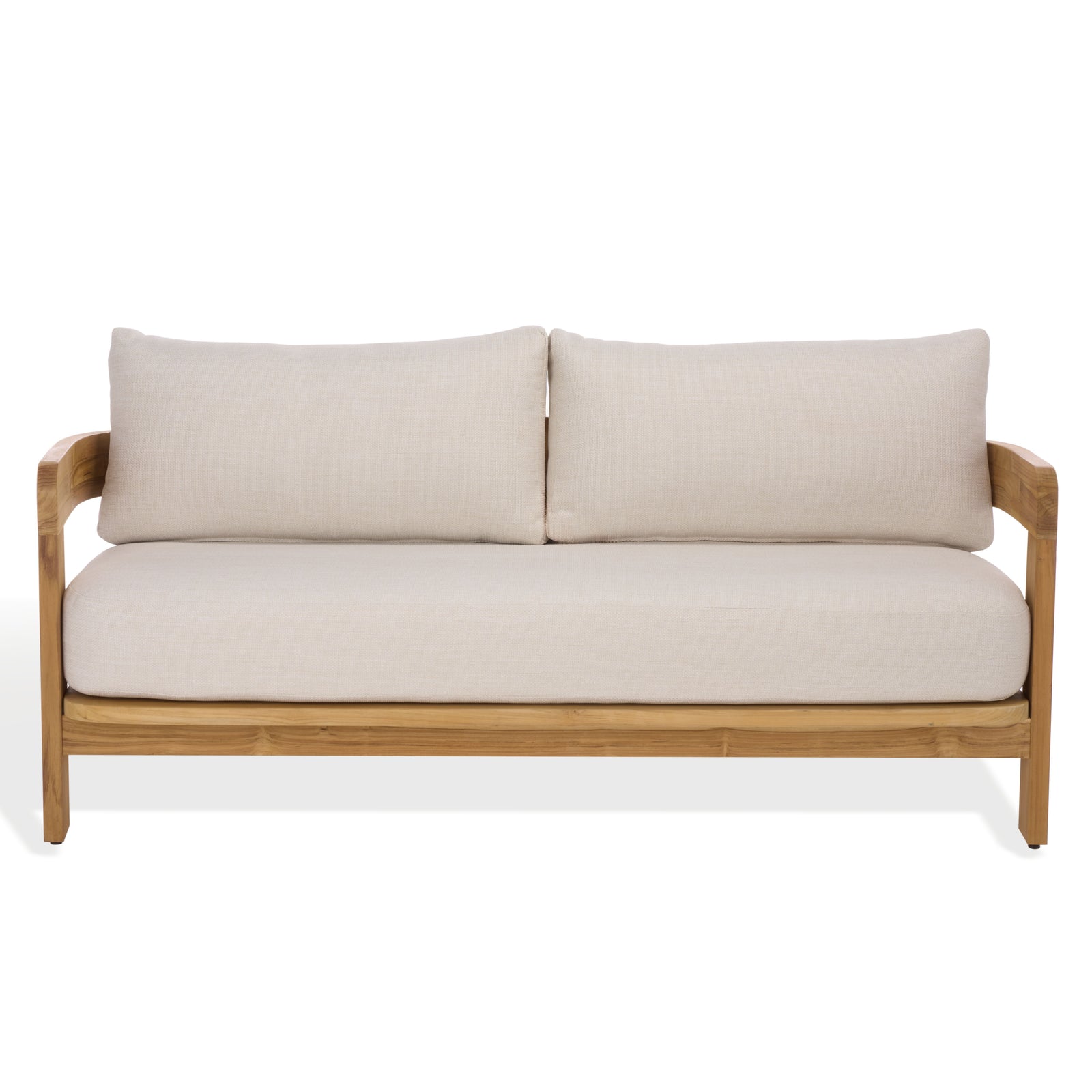 Safavieh Couture Achilles Teak Patio Sofa