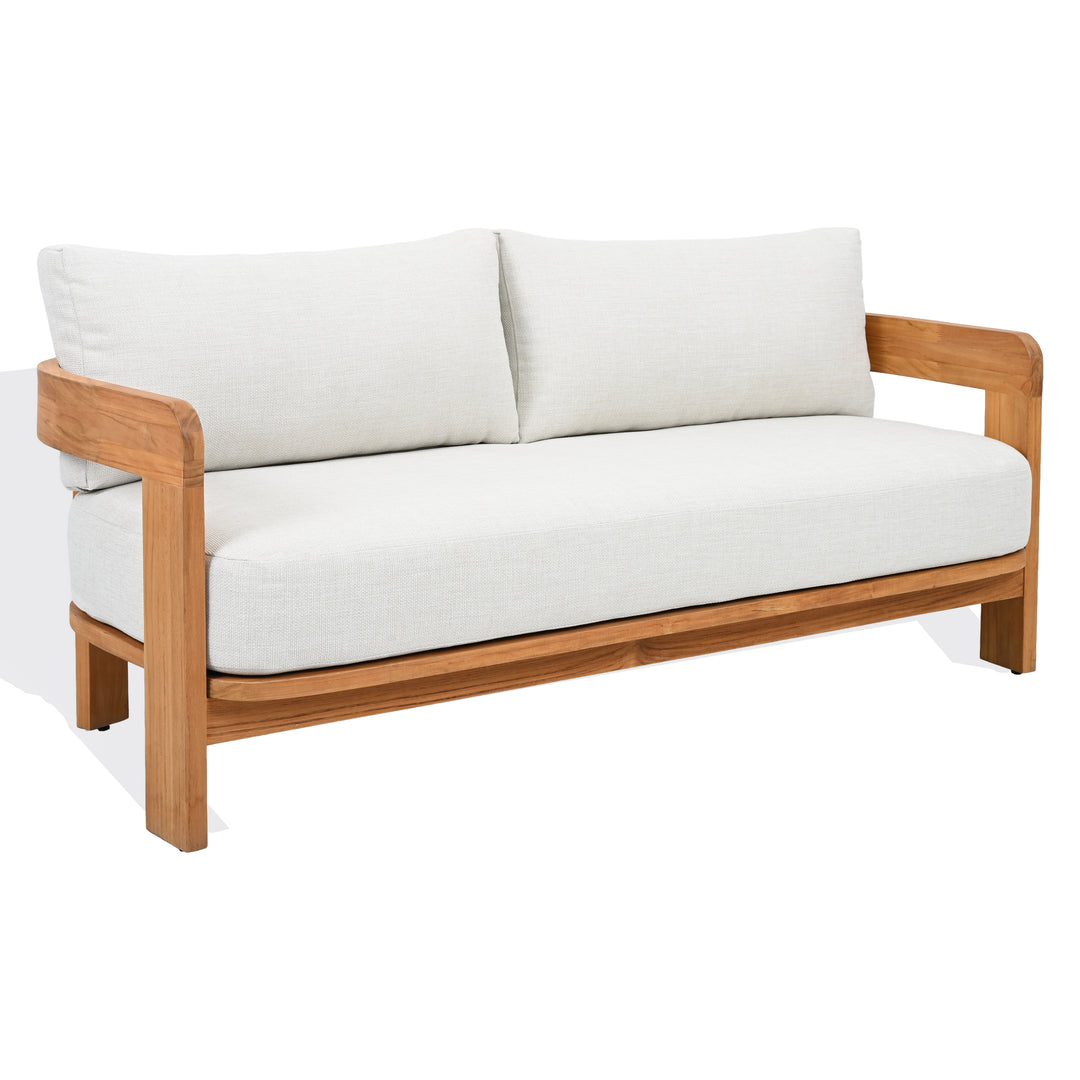 Safavieh Couture Achilles Teak Patio Sofa