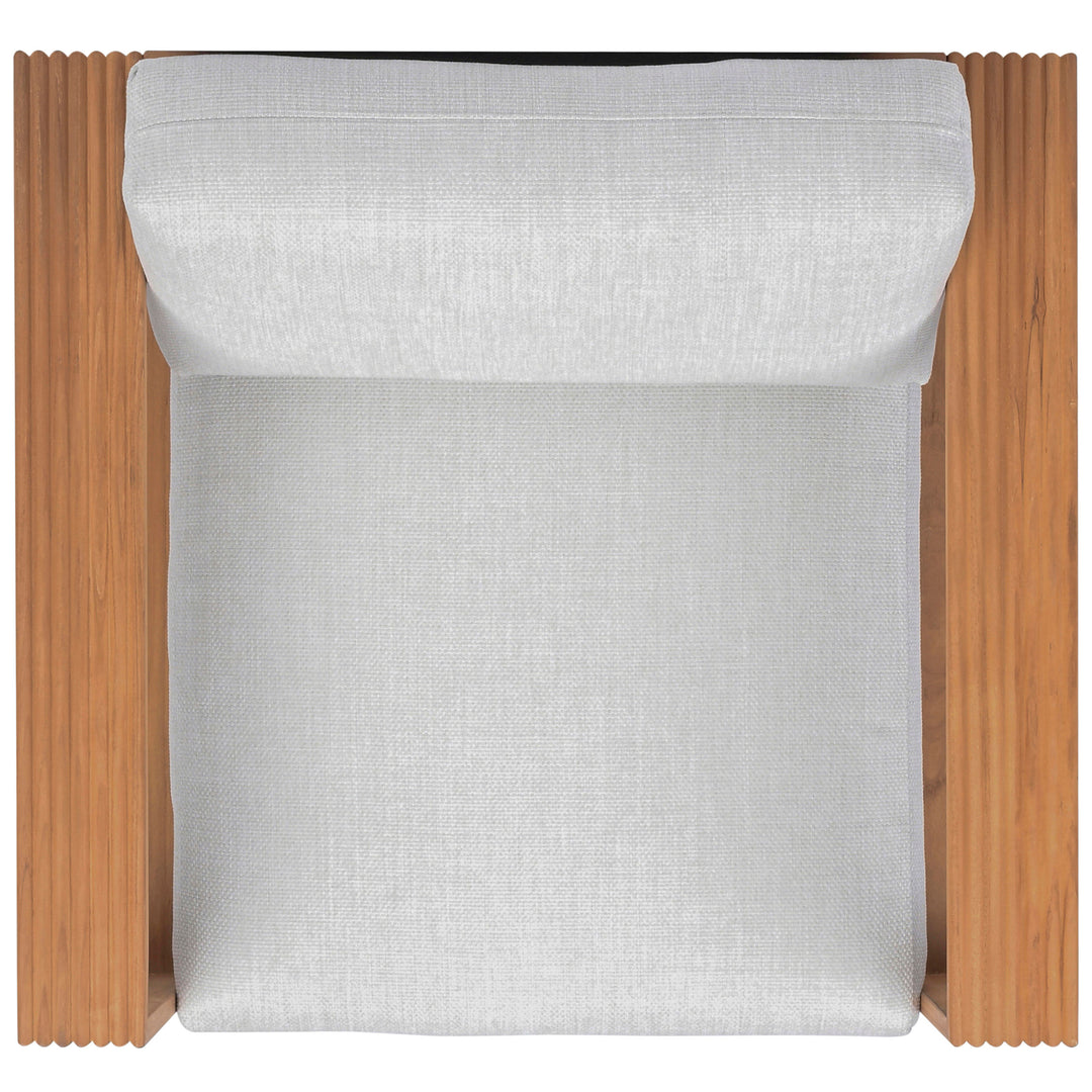 Safavieh Couture St Lucia Teakwood Swivel Chair