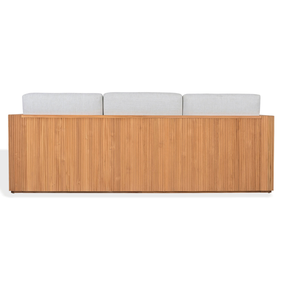 Safavieh Couture St Lucia Teakwood Patio Sofa