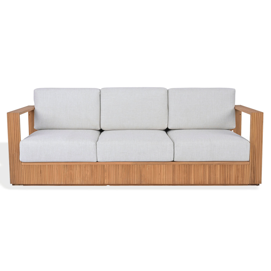 Safavieh Couture St Lucia Teakwood Patio Sofa