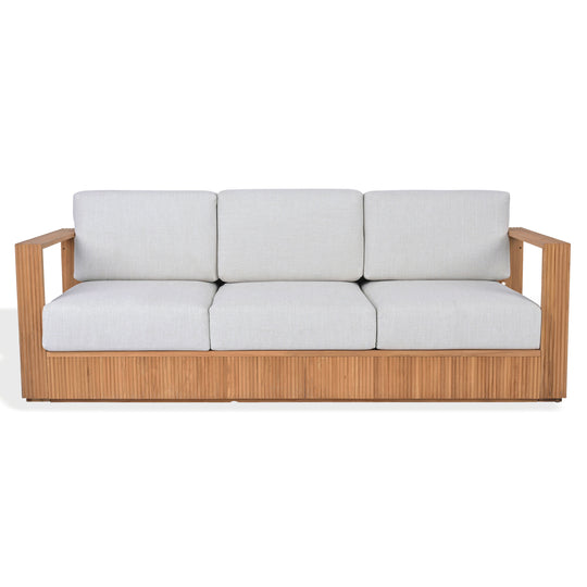 Safavieh Couture St Lucia Teakwood Patio Sofa