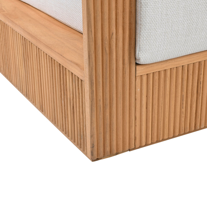 Safavieh Couture St Lucia Teakwood Patio Sofa