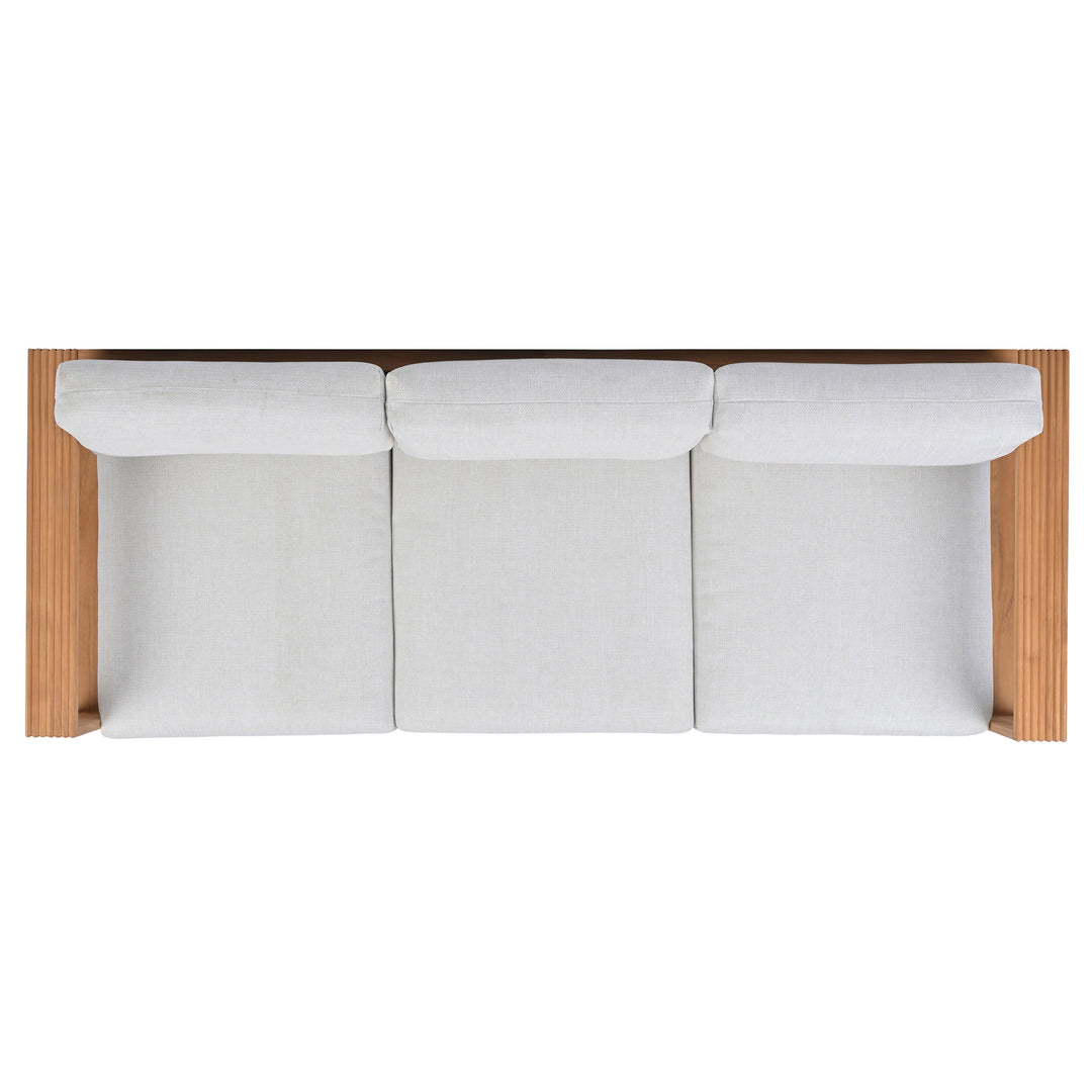 Safavieh Couture St Lucia Teakwood Patio Sofa