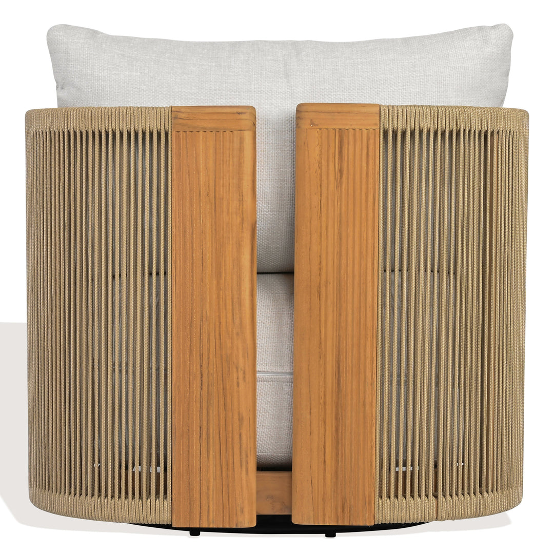 White / Natural Teak