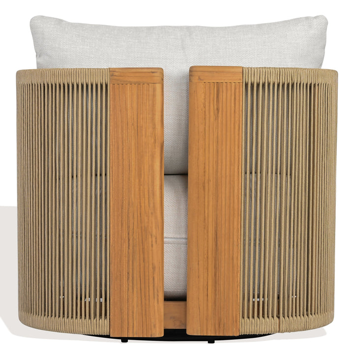 White / Natural Teak