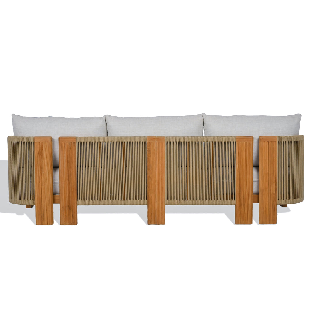 White / Natural Teak