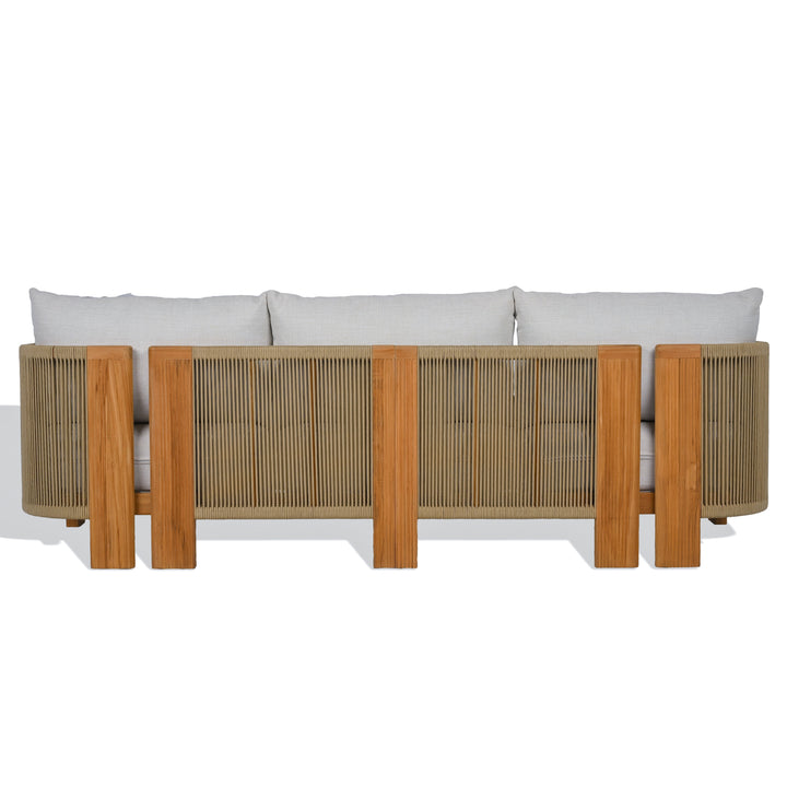 White / Natural Teak