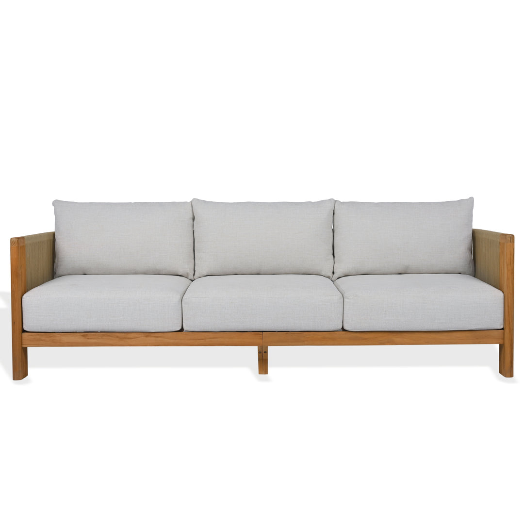 White / Natural Teak