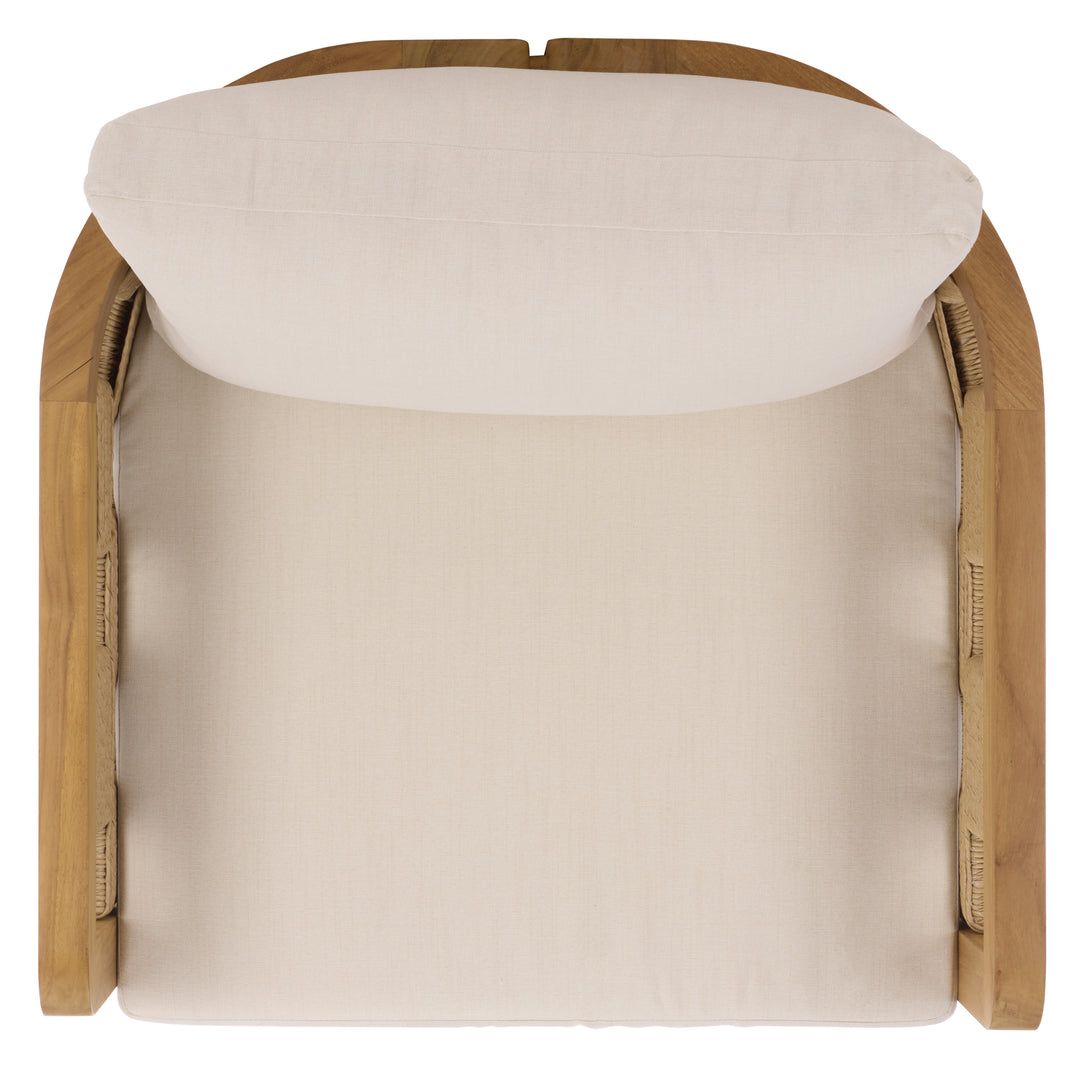 American Home Furniture Safavieh Couture Skipper Teak And Hyacinth Patio Chair