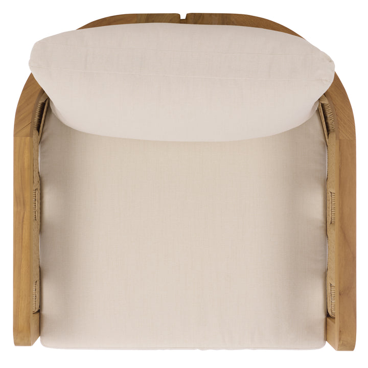 American Home Furniture Safavieh Couture Skipper Teak And Hyacinth Patio Chair