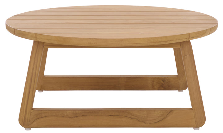 American Home Furniture Safavieh Couture Gale Teak Outdoor Coffee Table